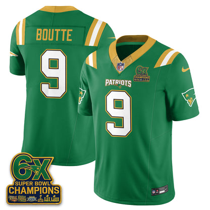 New England Patriots Irish Edition Vapor Jersey - Stitched