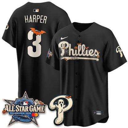 Philadelphia Phillies Halloween 2026 Vapor Limited Jersey - Stitched