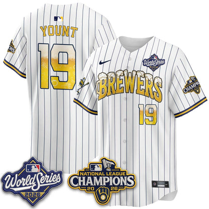 MIL "Pitcher & Pint" 2026 NL Champions Vapor Jersey - Stitched
