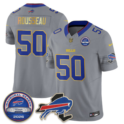 BUF 2026 Gold Trim Edition Vapor Jersey - Stitched