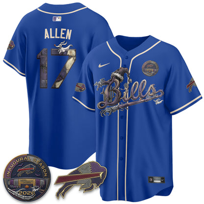 BUF 2026 Nightmare Edition Vapor Baseball Jersey - Stitched