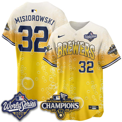 MIL "Pitcher & Pint" 2026 NL Champions Vapor Jersey - Stitched