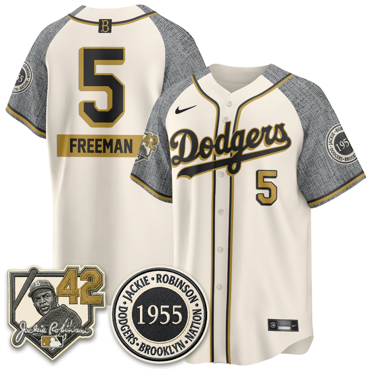 LAD 2026 New Era Jackie Robinson Vapor Limited Jersey -  All Stitched
