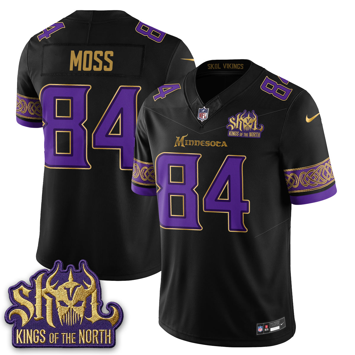 MIN Fangear Edition Warrior Skol Patch Vapor Jersey - Stitched