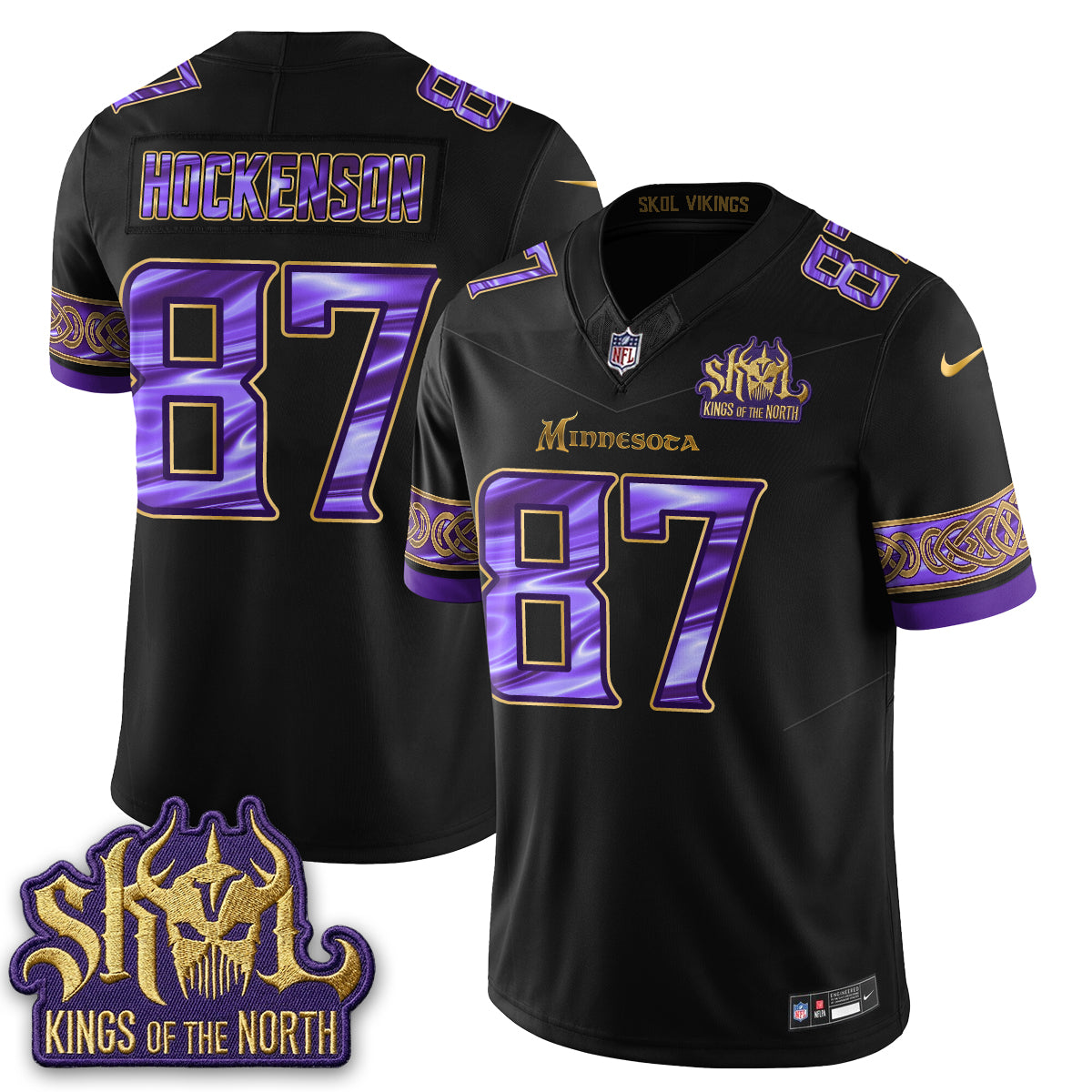 MIN Fangear Edition Warrior Skol Patch Vapor Jersey - Stitched