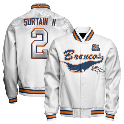 Denver Broncos Fangear Edition Baseball Jacket - Printed
