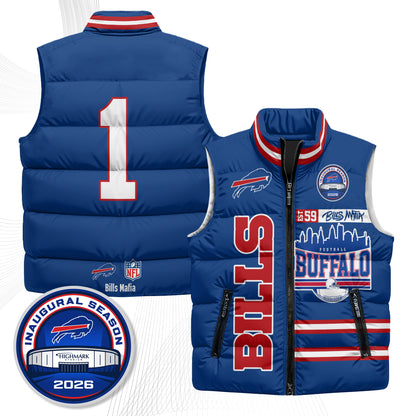 BUF "Mafia" Edition Puffer Vest - Printed