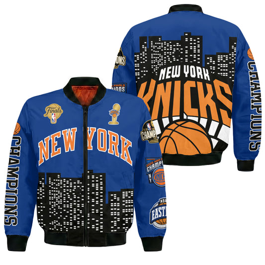 NYK 2026 Basketball  Finals Champions Limited Edition Bomber Jacket V2 - Printed