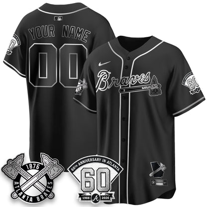 ATL 60th Anniversary Special Edition Vapor Limited Custom Jersey - All Stitched