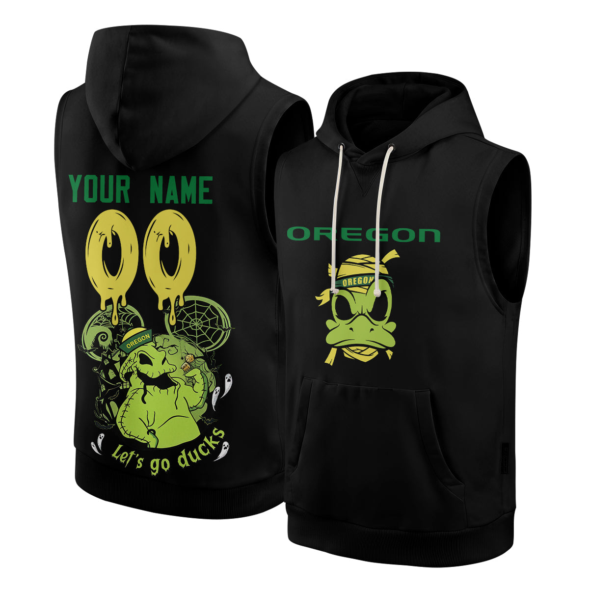 ORE x Boongie Monster Edition Pullover Custom Sleeveless Hoodie Tank Top - Printed