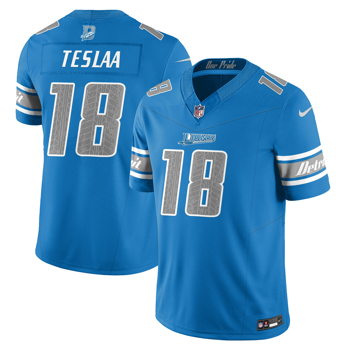 DET Fangear Edition Vapor Jersey - Stitched