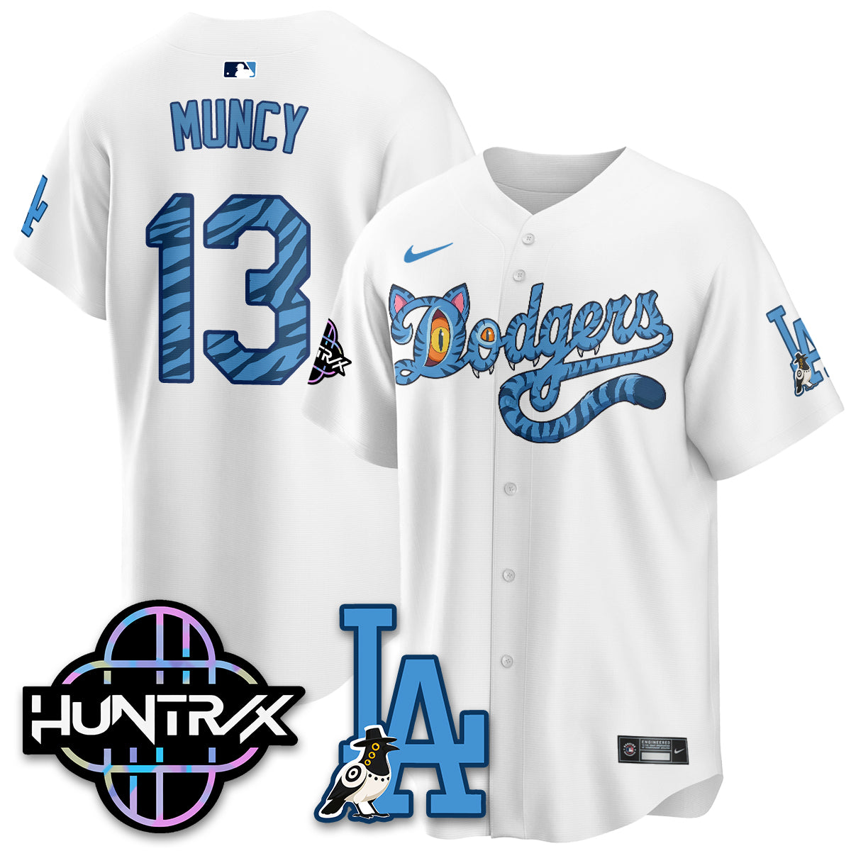 Los Angeles Dodgers x K-Pop Demon Hunters 2026 Vapor Jersey - Stitched