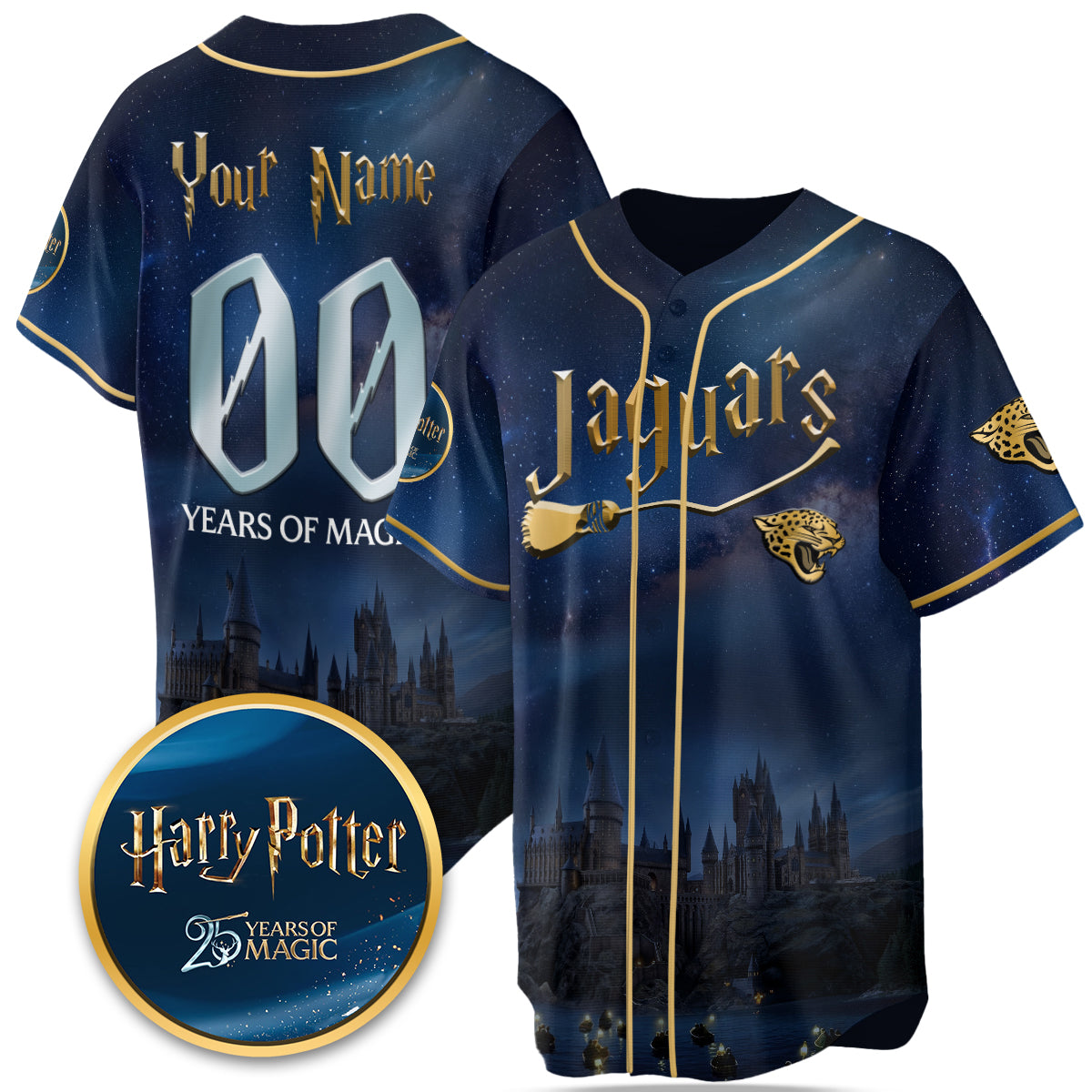Football Team x HP 25 Years of Magic Limited Custom Edition Jersey - Printed