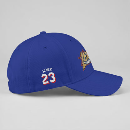 Philadelphia 76ers LeBron James #23 Baseball Cap - Embroidered