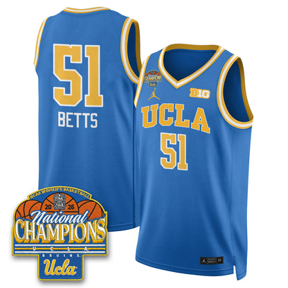 UCLA Women's Basketball National Champion 2026 Limited Jersey -  All Stitched