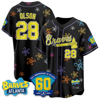 Atlanta Braves x SBSP Limited Vapor Jersey- Stitched