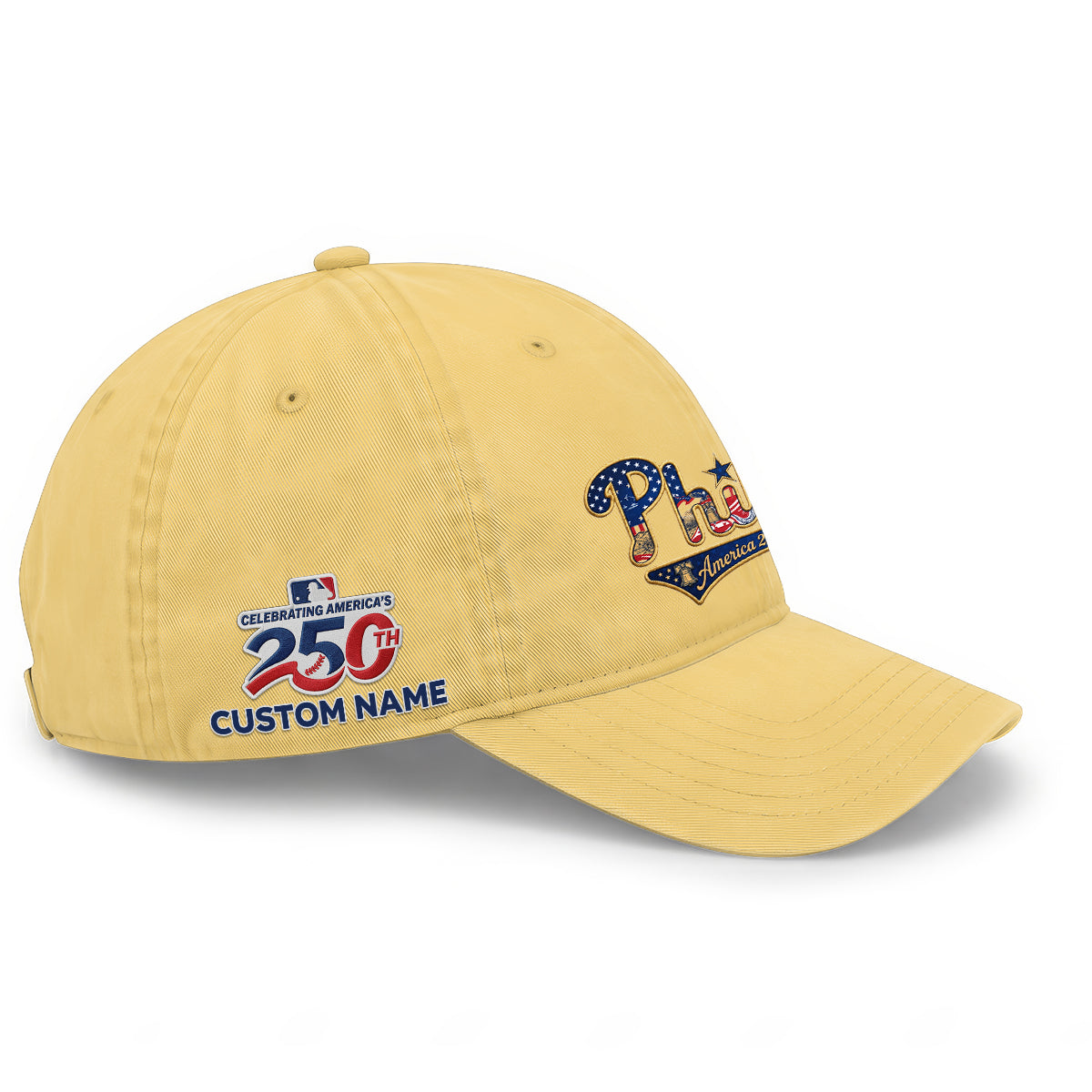 PHI 2026 Independence Day Custom Wash Hat V2- Embroidered