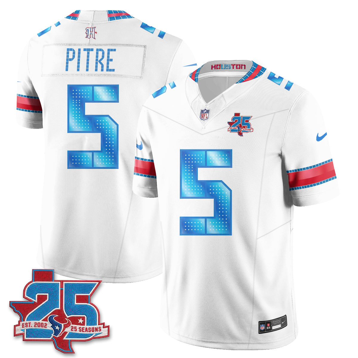 Houston Texans 2026 Rivalries Vapor Jersey - Stitched