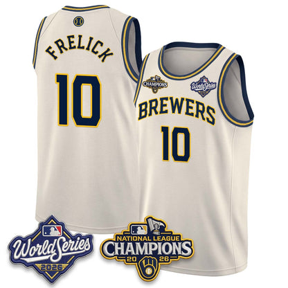 MIL 2026 NL Champions Basketball Jersey - Stitched