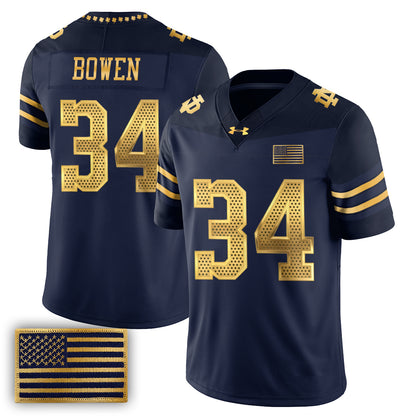 Notre Dame Fighting Irish 2026 Shamrock Series Football Vapor Jersey - Stitched