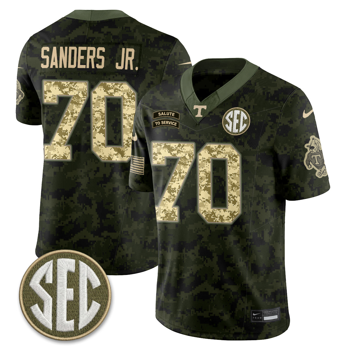 TENN 2026 Salute to Service Vapor Jersey - Stitched
