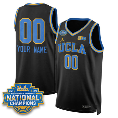 UCLA Women's Basketball National Champion 2026 Gear Limited Custom Jersey -  All Stitched