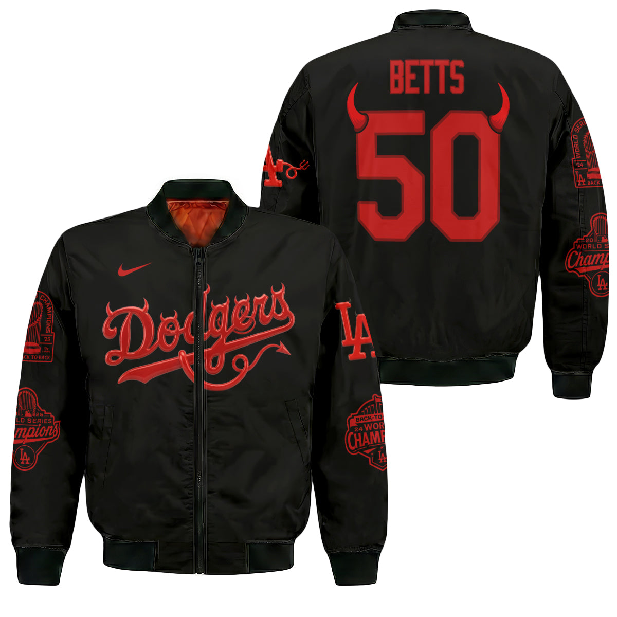 LAD Devil Limited Edition Varsity Jacket - Printed