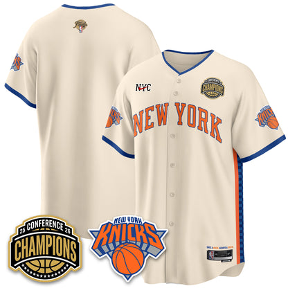 New York Knicks 2026 NBA Finals Vapor City Edition Jersey V2- Stitched
