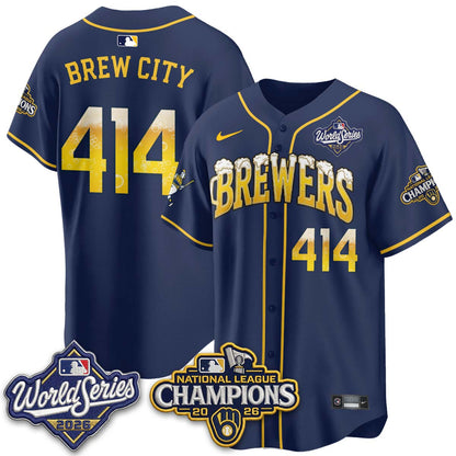 MIL "Pitcher & Pint" 2026 NL Champions Vapor Jersey - Stitched