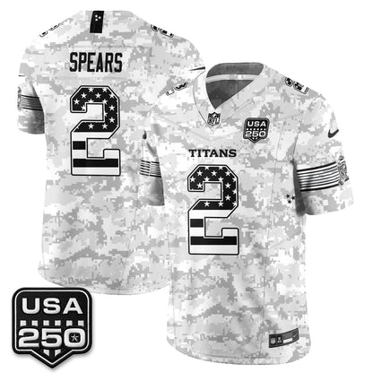 Tennessee Titans 2026 Salute to Service Edition Vapor Jersey - Stitched