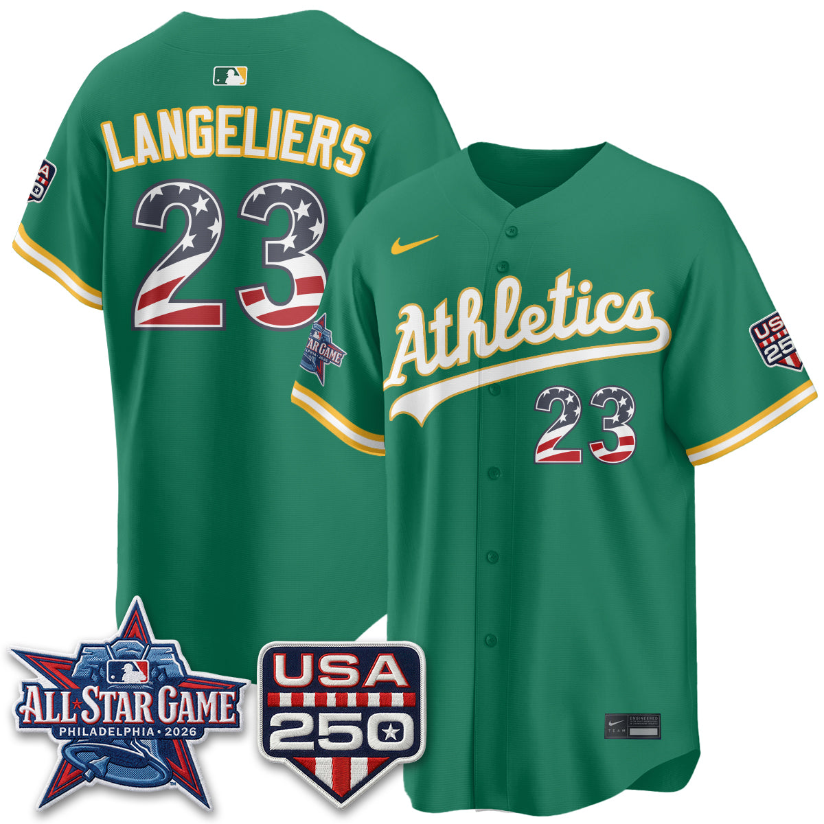 Oakland Athletics 2026 All Star Edition Vapor Jersey - Stitched