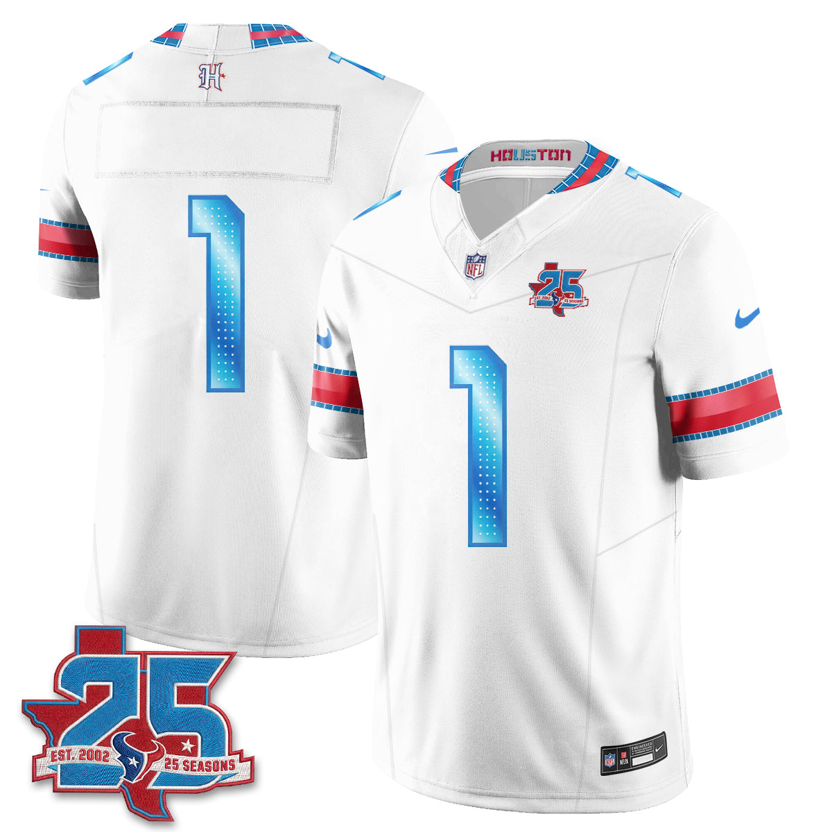 Houston Texans 2026 Rivalries Vapor Jersey - Stitched