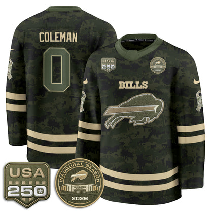 BUF 2026 Salute To Service Edition Hockey Jersey - Printed
