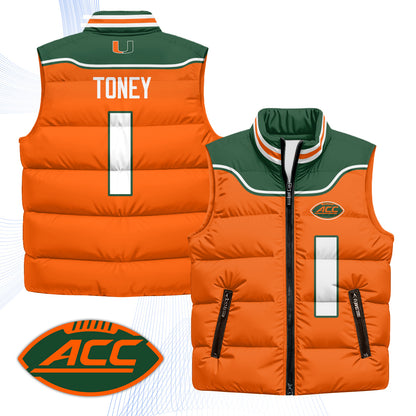 MIA 2001 Throwback Puffer Vest - Printed