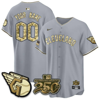 CLE Salute to Service 2026 Vapor Limited Custom Jersey - Stitched