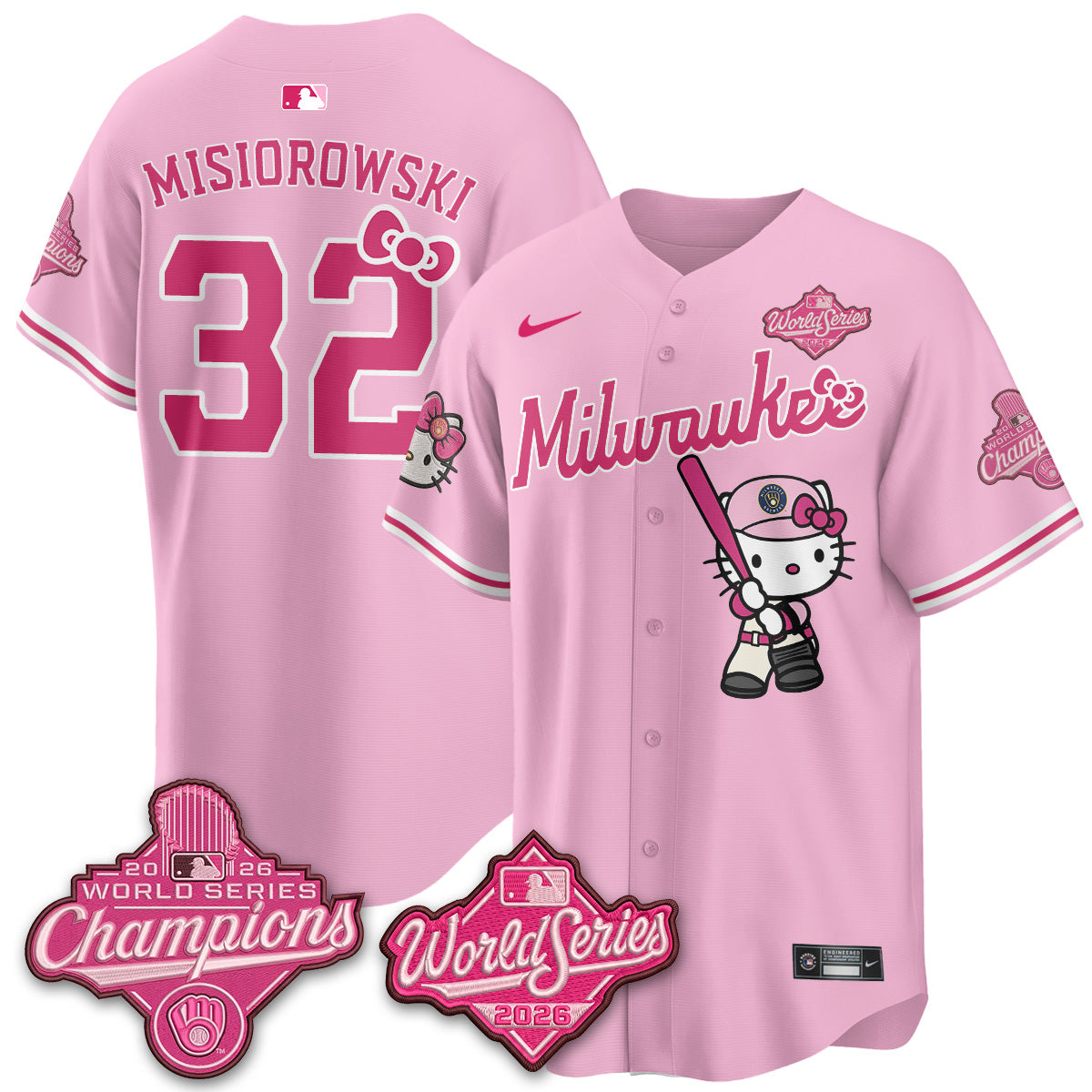 MIL 2026 WS Champions x Meow KT Vapor Jersey - Stitched