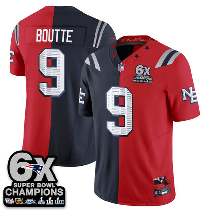 NE Rivalries Split Edition Vapor Jersey - Stitched
