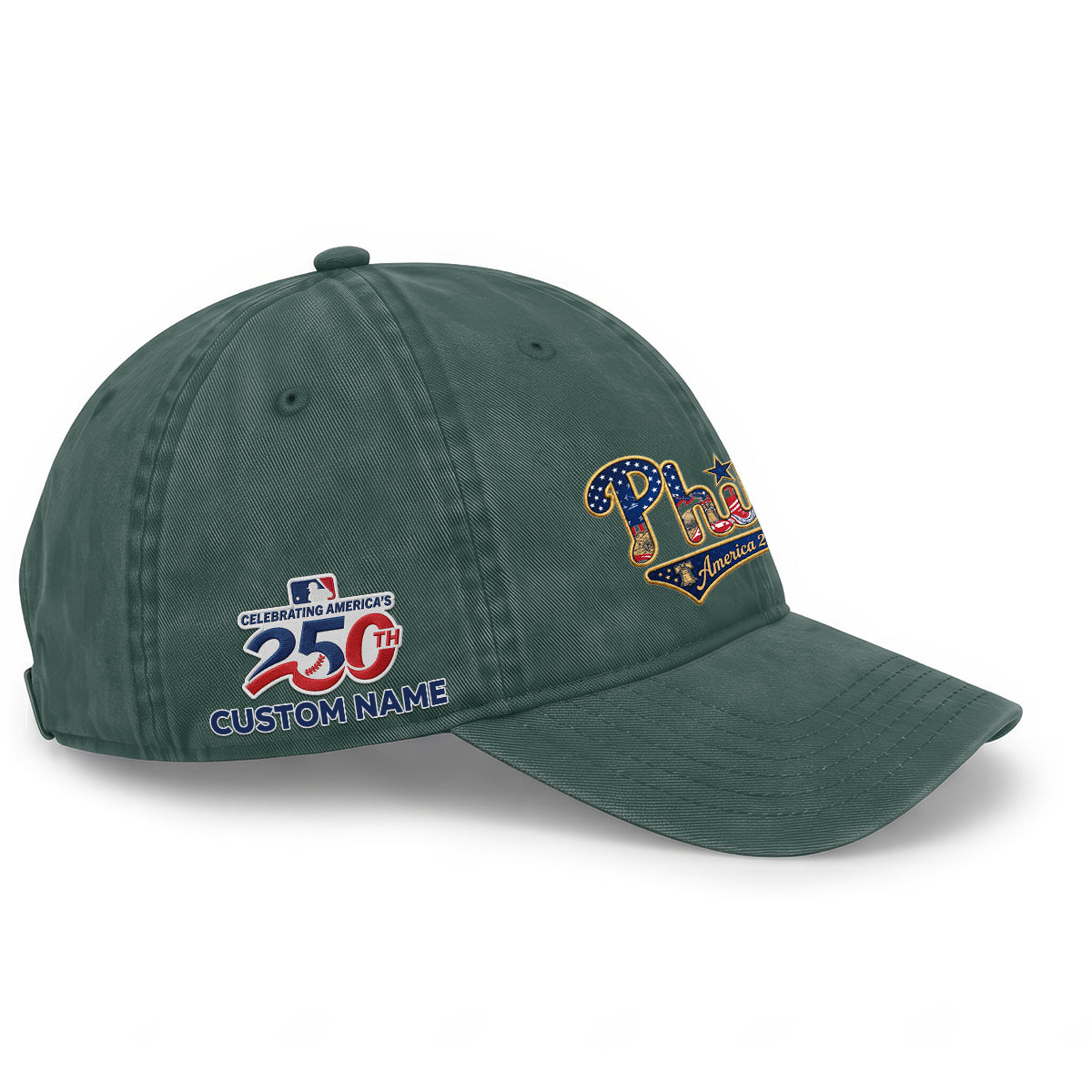 PHI 2026 Independence Day Custom Wash Hat V2- Embroidered