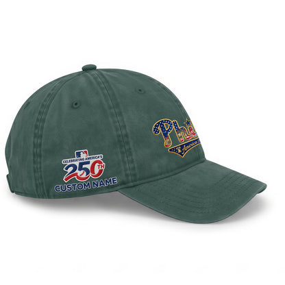 PHI 2026 Independence Day Custom Wash Hat V2- Embroidered