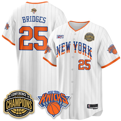 New York Knicks 2026 NBA Finals Vapor City Edition Jersey V2- Stitched