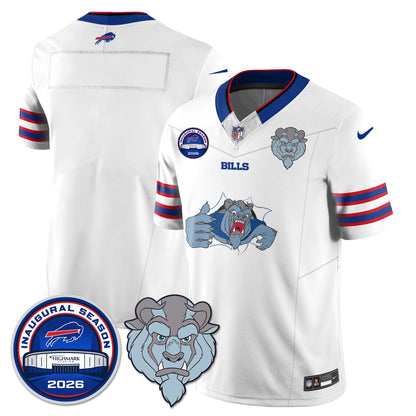 Buffalo Bills x Hairy Blue Beast Edition Vapor Jersey - Stitched