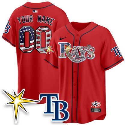TB 2026 Independence Day USA Vapor Limited Custom Jersey - Stitched