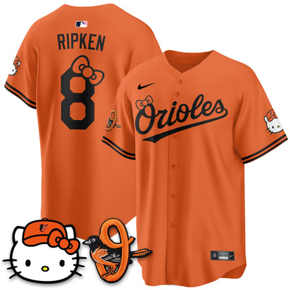 Baltimore Orioles x Meow KT Vapor Premier Limited Jersey - Stitched