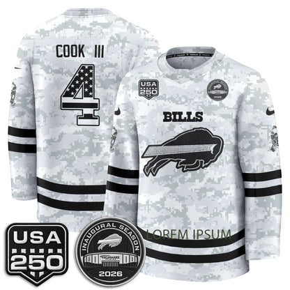 BUF 2026 Salute To Service Edition Hockey Jersey - Printed