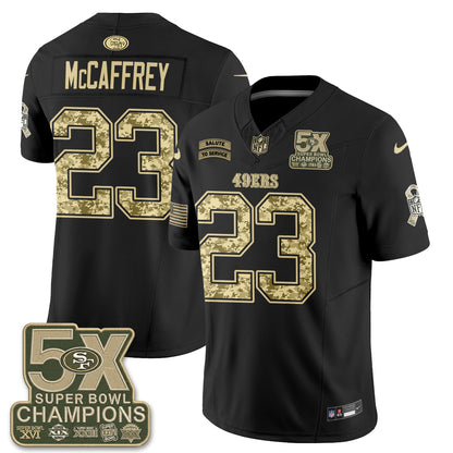 San Francisco 49ers 2026 Salute to Service V2 Vapor Jersey - Stitched