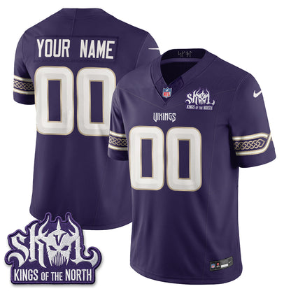Minnesota Vikings 2026 "Rivalries" Edition Vapor Custom Jersey - Stitched