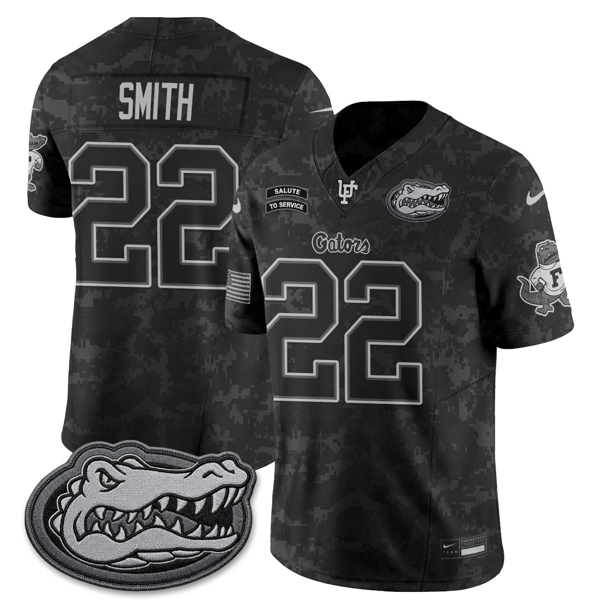 Florida Gators 2026 Salute to Service Vapor Jersey - Stitched