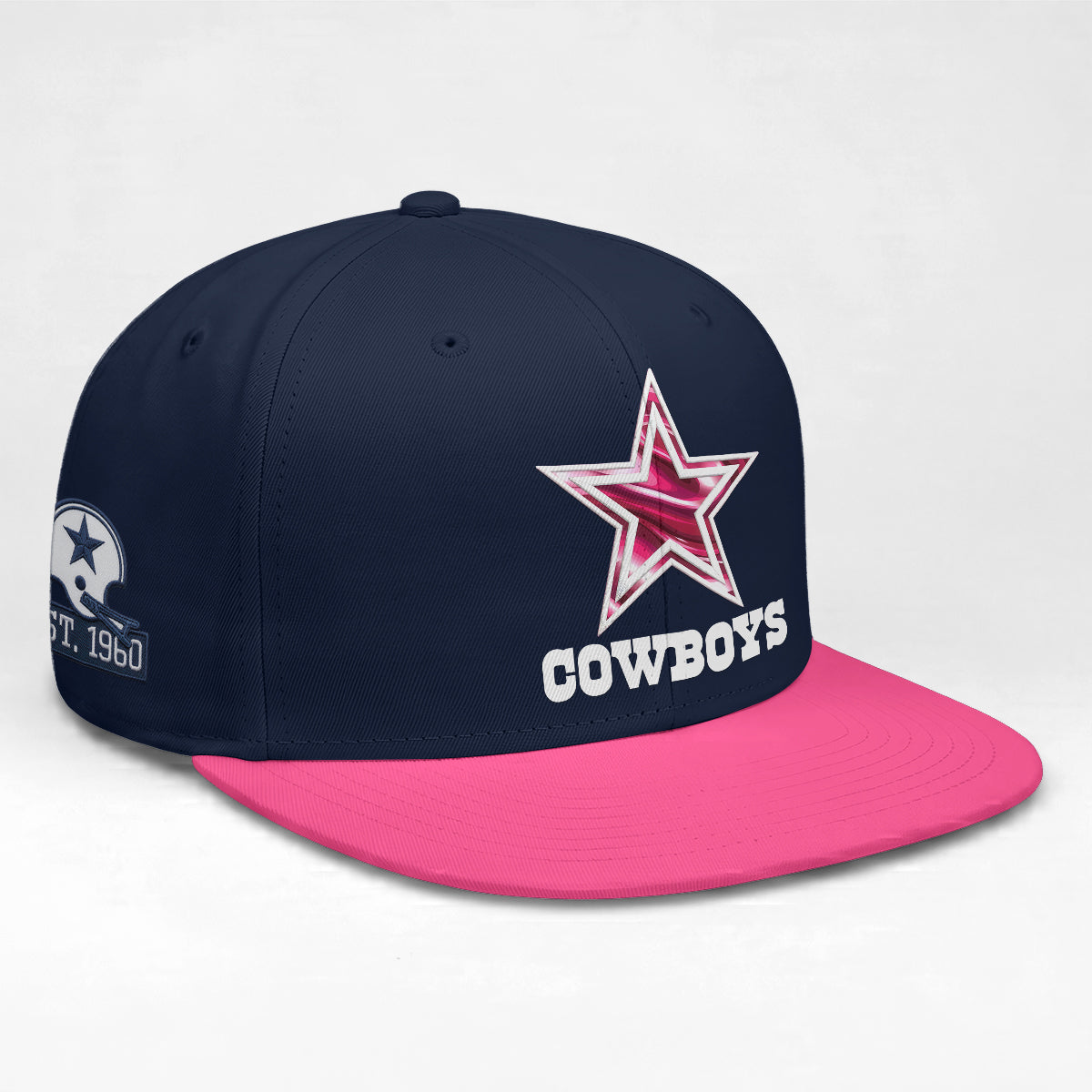 Dallas Cowboys Breast Cancer Awareness Edition Snapback Cap - Printed