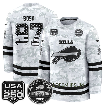 BUF 2026 Salute To Service Edition Hockey Jersey - Printed