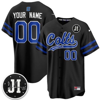 Indianapolis Colts 2026 Rivalries Baseball Vapor Custom Jersey - Stitched